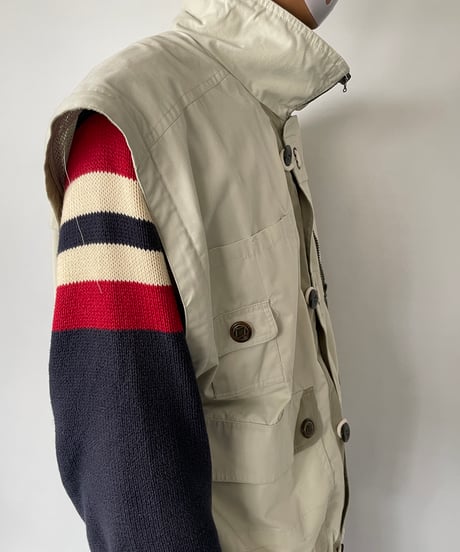 90s 2Way Multi Pocket Jacket
