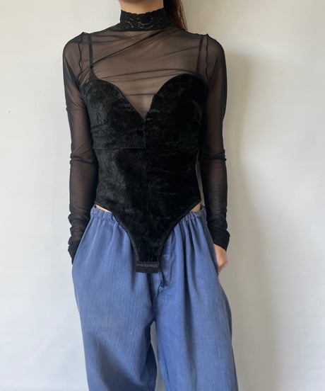 velours body suit