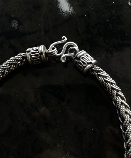 Europe Vintage Fox tail chain silver 925 necklace