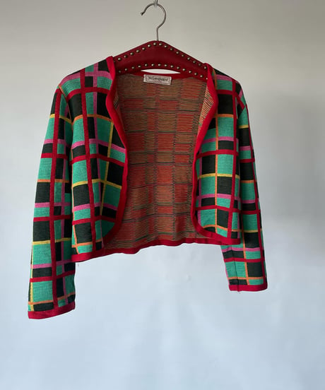 70-80s Yves Saint Laurent knit jacket