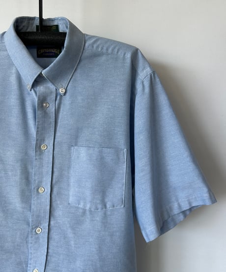 90s CAMBRIDGE B/D OXFORD s/s shirt 16 1/2