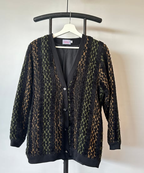 euro vintage design knit cardigan