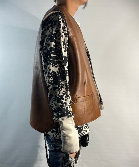 70s Euro Vintage Leather Vest