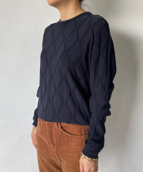 Wiggle pattern knit