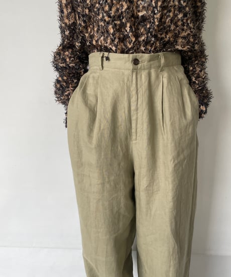 BANANA REPUBLIC LINEN Two-tuck Pants