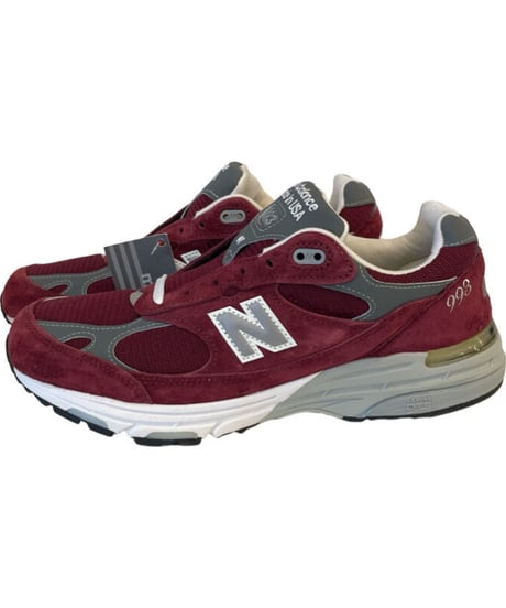 new!! New Balance 993 burgundy　９h
