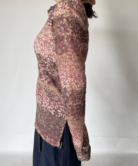 Vintage Flower lace tops