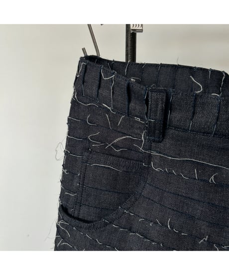 NAM "TRUMPET PANTS" (FRINGE DENIM)