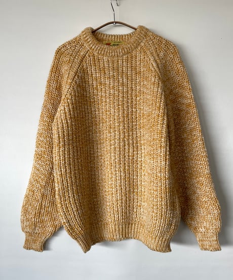 DEAD STOCK 90s HIGHLAND CLUB wool knit L