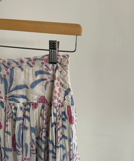 70s Indian cotton skirt