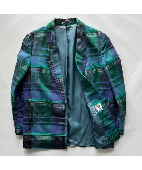 80s Vintage "YESSICA" Plaid Jacket
