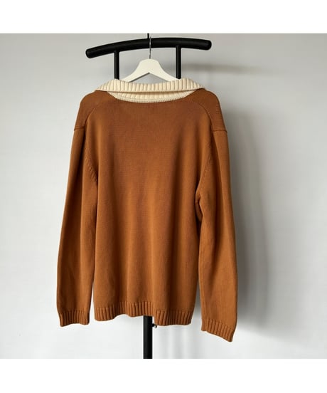 Europe Vintage Cotton Knit Polo