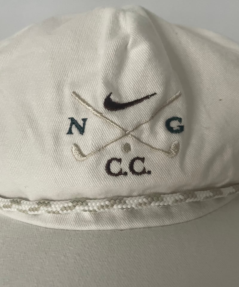 DEAD STOCK 90s NIKE GOLF CAP white | Clout