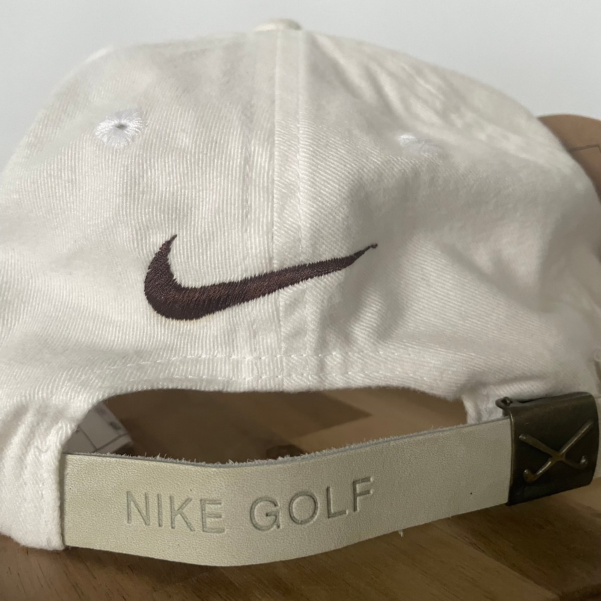 DEAD STOCK 90s NIKE GOLF CAP white | Clout
