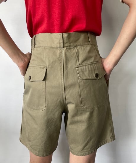 Vintage cotton chino shorts