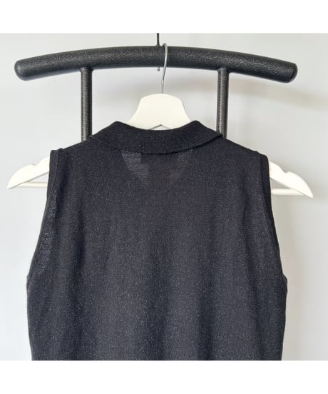 Sleeveless Knit Polo