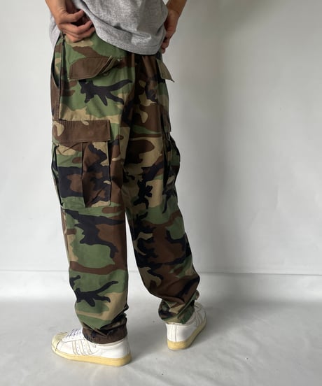 02s US.ARMY WOODLAND CAMO COMBAT PANTS