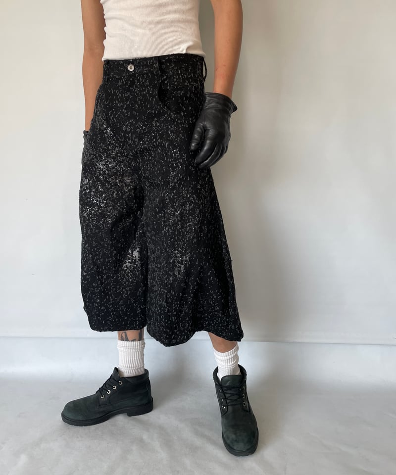 新品NAM HORN DENIM - HAKU GALACTIC バギーショーツ 新品NAM HORN DENIM - HAKU GALACTIC バギーショーツ