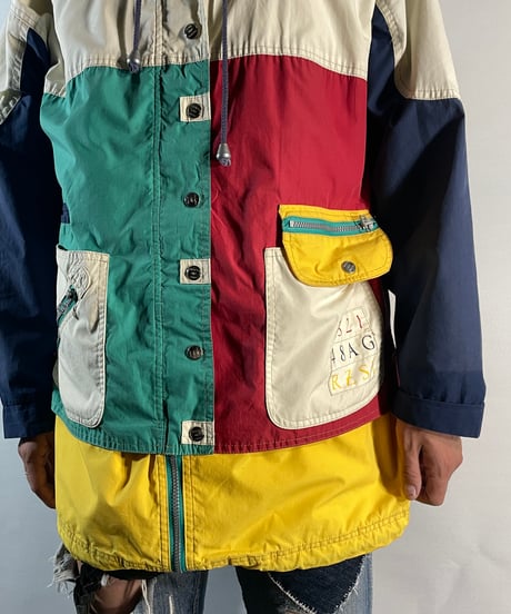 euro vintage multi-color jacket