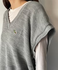 70s LACOSTE V-neck Vest