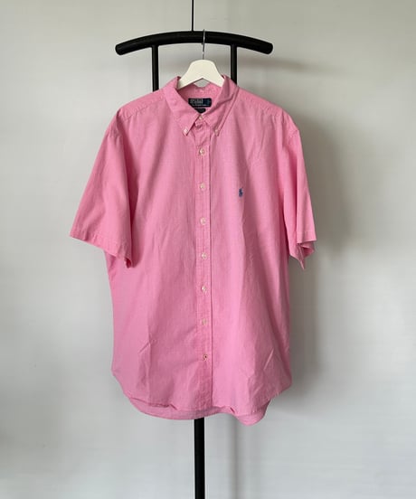 90s Ralph Lauren Gingham check s/s shirt 44