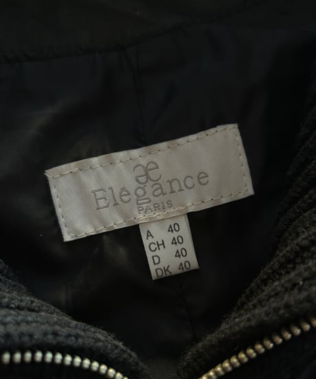 Europe Black Leather Pullover