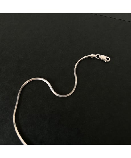 Vintage ITALY 925 Snake Chain bracelet　⑥