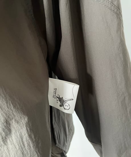 rajabrooke WIND BREAKER JACKET "CHARCOAL"