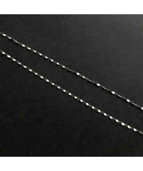 DEAD STOCK Vintage Italy925 tiny chain necklace Design 15