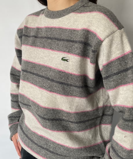 LACOSTE Border Knit