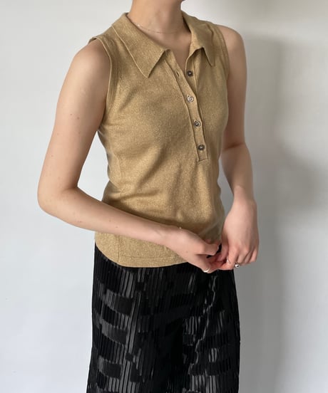 IRENE VAN RYB Sleeveless Polo Shirts