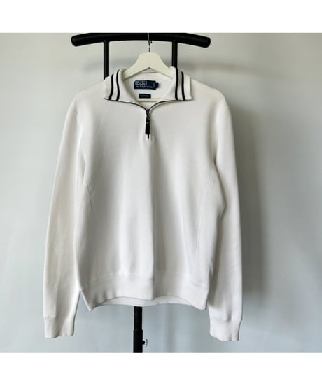 Ralph Lauren half zip cotton knit