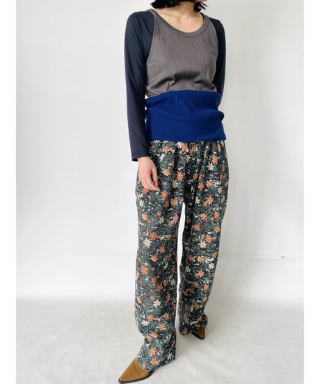 NAM ”Waist Wrap Camo Mesh Digital Aloha Pants” shadow