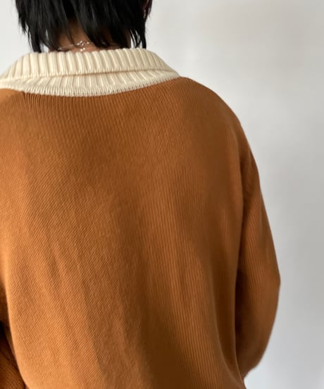 Europe Vintage Cotton Knit Polo