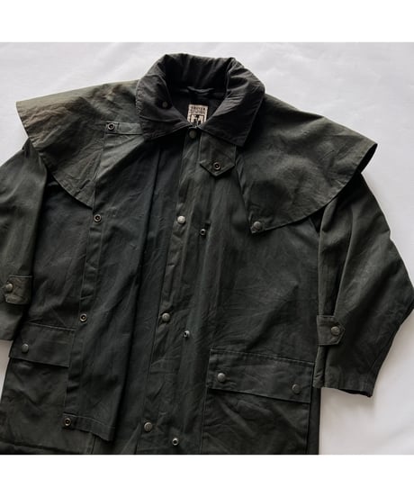 Vintage DROVER STATION Oiled Duster Coat