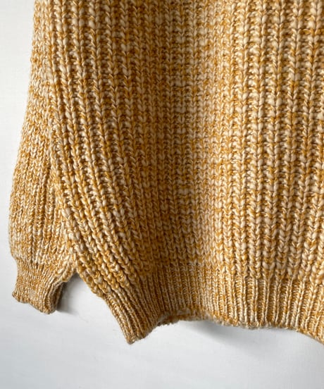 DEAD STOCK 90s HIGHLAND CLUB wool knit L
