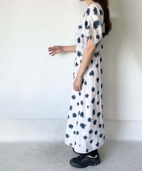 MADE IN USA blur dot dress