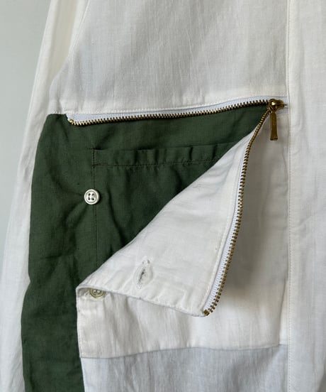 dead stock 80s Italy cotton shirt L