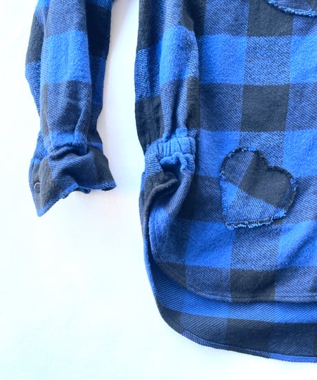NAM "BELLOWS HEAVY FLANNEL SHIRT & PANTS" (BLUE/HEART)
