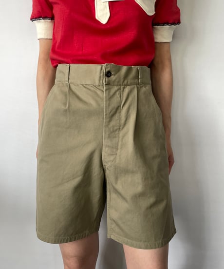 Vintage cotton chino shorts