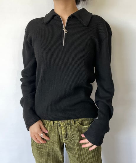 Made In Italy Vintage Half-Zip Polo
