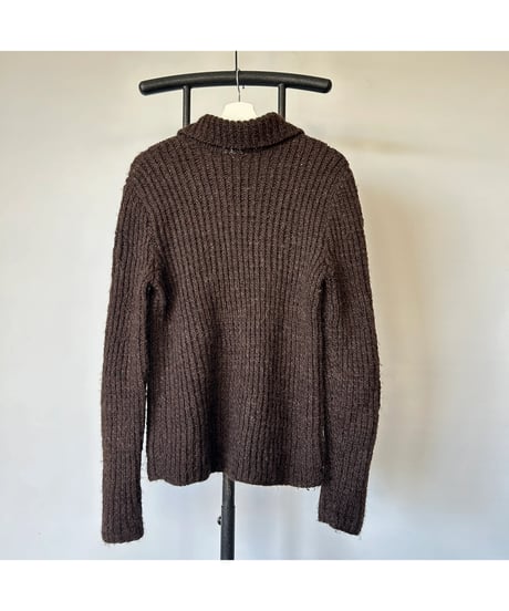 60s Europe half zip knit