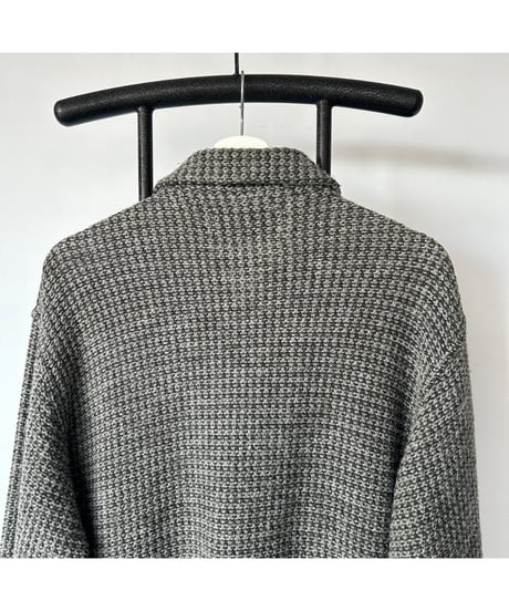 90s Suede×Wool Knit Pullover