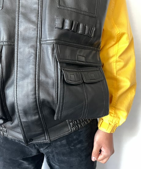 90s Leather Vest