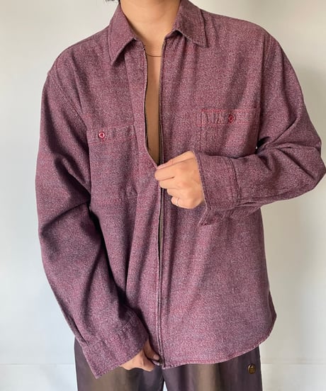 EUROPE zip up shirt