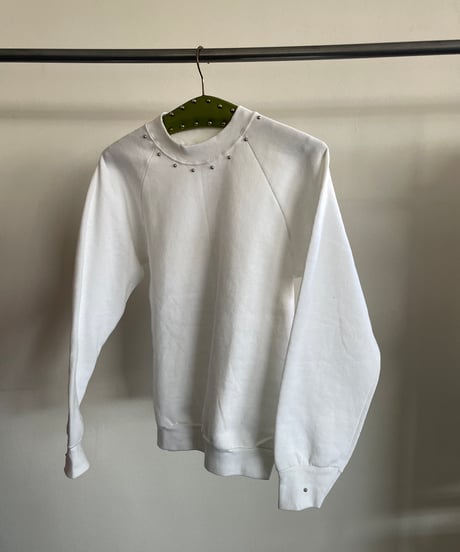 DEAD STOCK 80-90s FRUIT OF THE LOOM sweat white