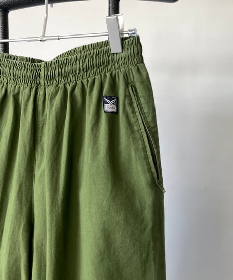 Hem zip Khaki trousers