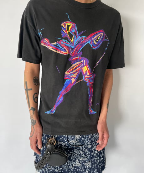 90s MILES DAVIS Art Tee "1985s Don Quixote"
