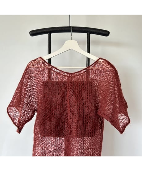 Net knit tops
