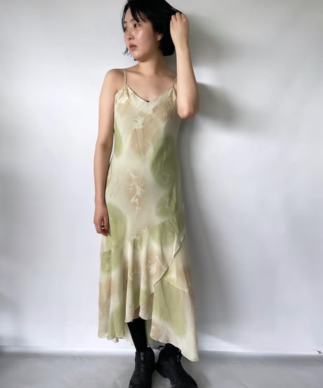 Vintage asymmetry dress